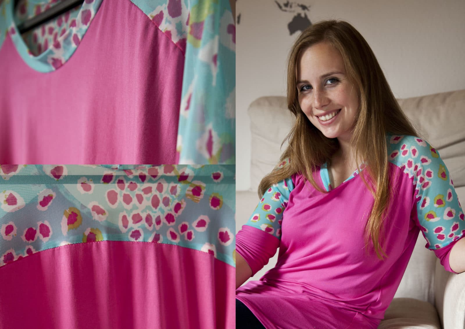 easy peasy shirt „lass Farbe in dein Leben“