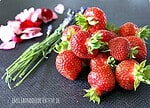 Erdbeerrolle ( Bisquitteig)