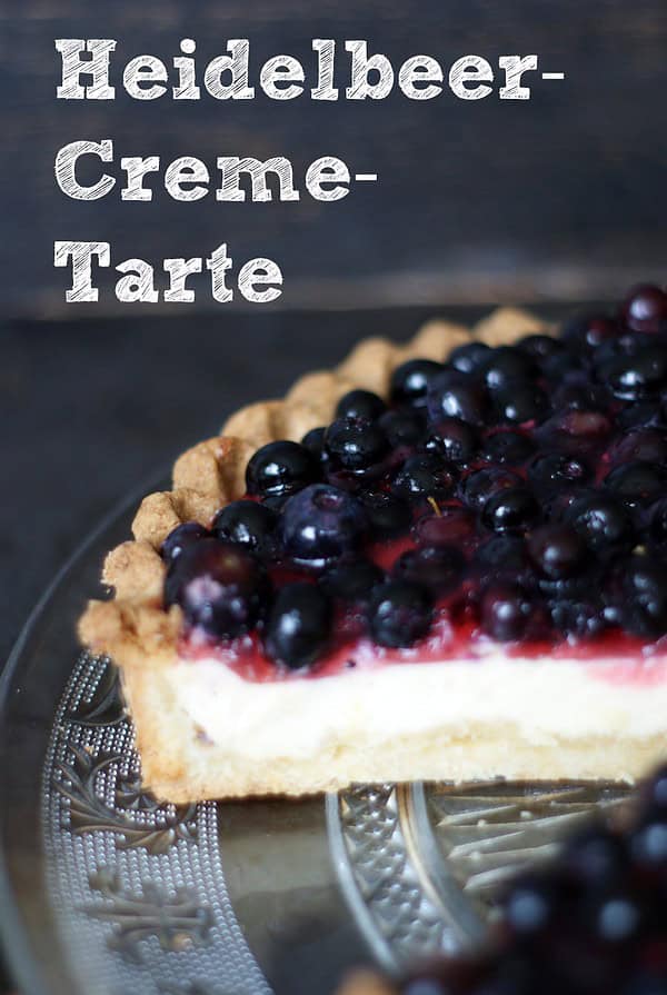 Heidelbeer-Creme-Tarte