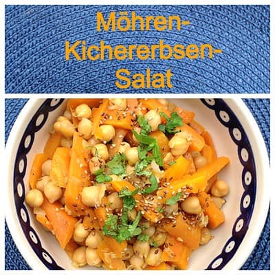 Möhren-Kichererbsen-Salat