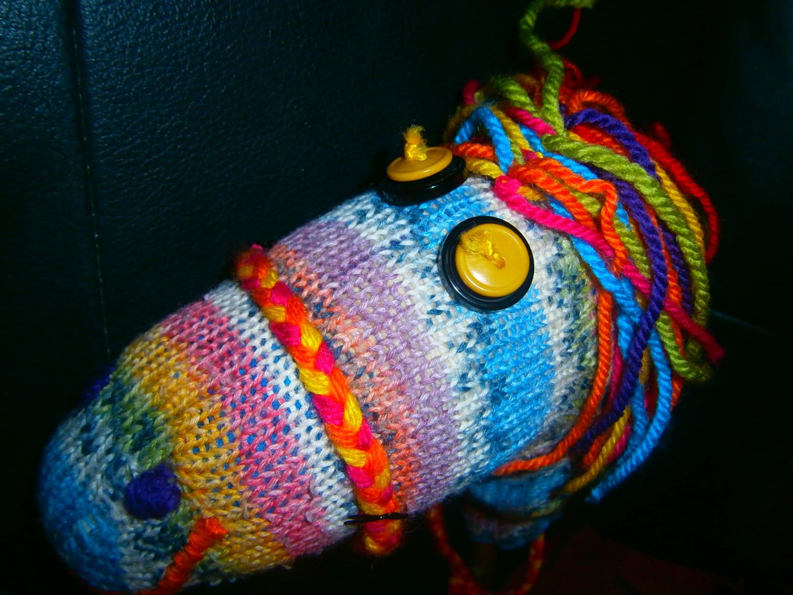 Regenbogen Steckenpferd DiY