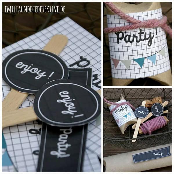 DIY - Party Label Set