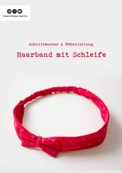 Haarband mit Schleife in 5 Größen (Baby bis Erwachsene)