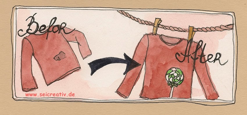 Kinder-T-Shirt aufpeppen – mit Lolly
