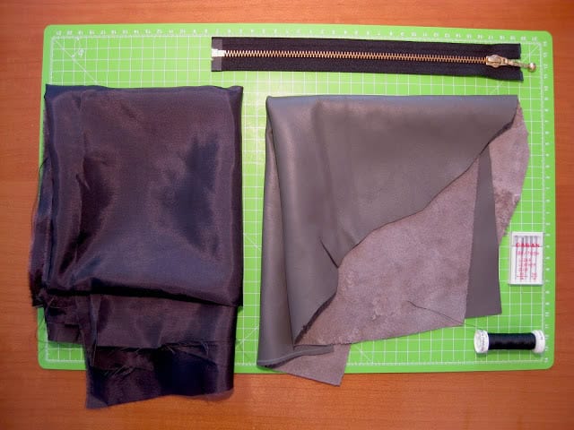 DIY Leder Clutch mit Quasten – mit Tricks zum einfachen Nähen von Leder