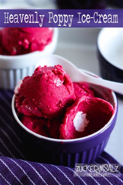 Heavenly Poppy Ice-Cream