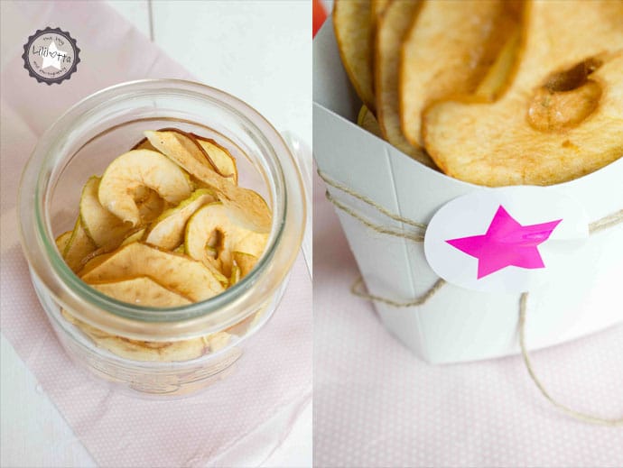 Apfel-Chips…. mit Zimt und Zucker, nur Zucker oder vielleicht ganz ohne?