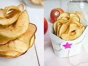 Apfel-Chips…. mit Zimt und Zucker, nur Zucker oder vielleicht ganz ohne?