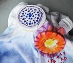 Herren-Feinripp-Unterhemd goes Flowerpower.