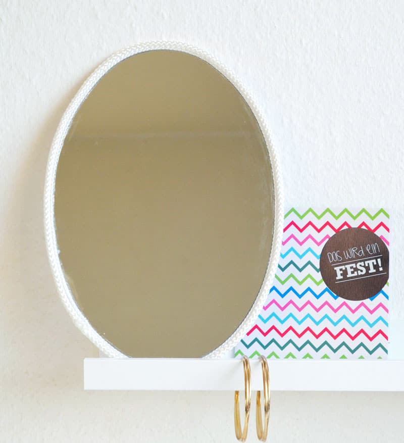 DIY Rahmen für Spiegel