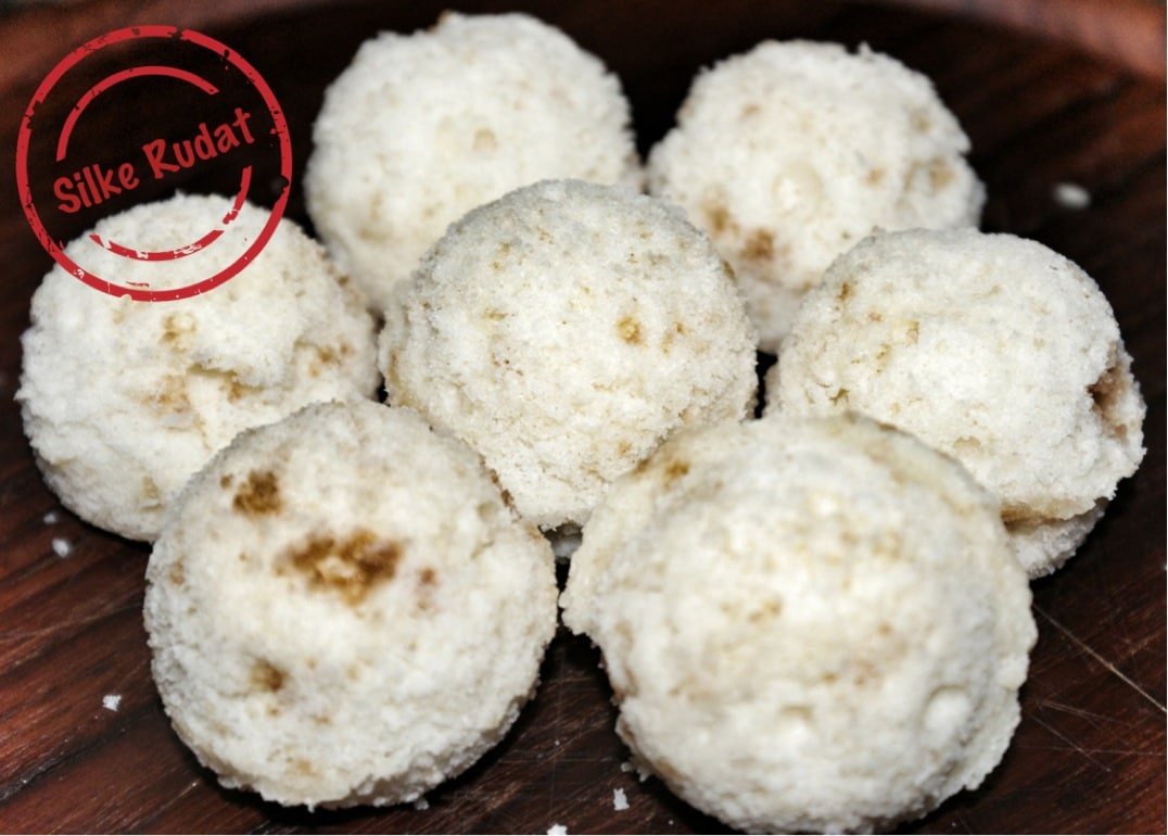 Weiße Karamell Cake Balls