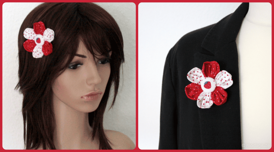 Blütenzauber: Stoffblumen Tutorial