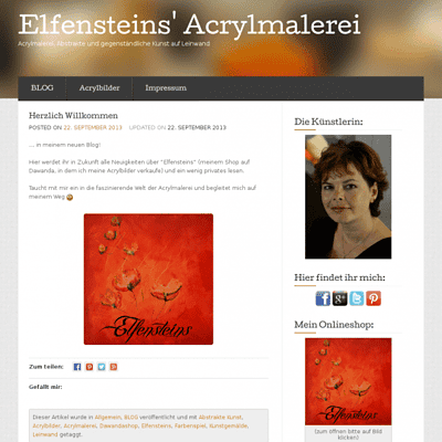 Elfensteins' Acrylmalerei