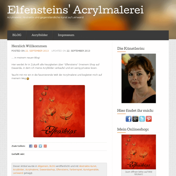Elfensteins' Acrylmalerei