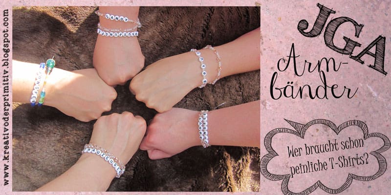 Armbänder zum Junggesellinenabschied