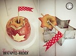 Mini-Sternchen-Bratapfel-Kuchen (oder wie aus einem Teigrest ein kleiner Kuchen enstand)
