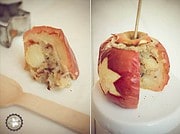 Mini-Sternchen-Bratapfel-Kuchen (oder wie aus einem Teigrest ein kleiner Kuchen enstand)