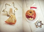 Mini-Sternchen-Bratapfel-Kuchen (oder wie aus einem Teigrest ein kleiner Kuchen enstand)