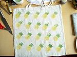 Stoffdesign Ananas