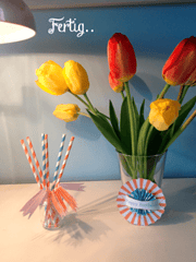 Bastelanhänger zum Geburtstag