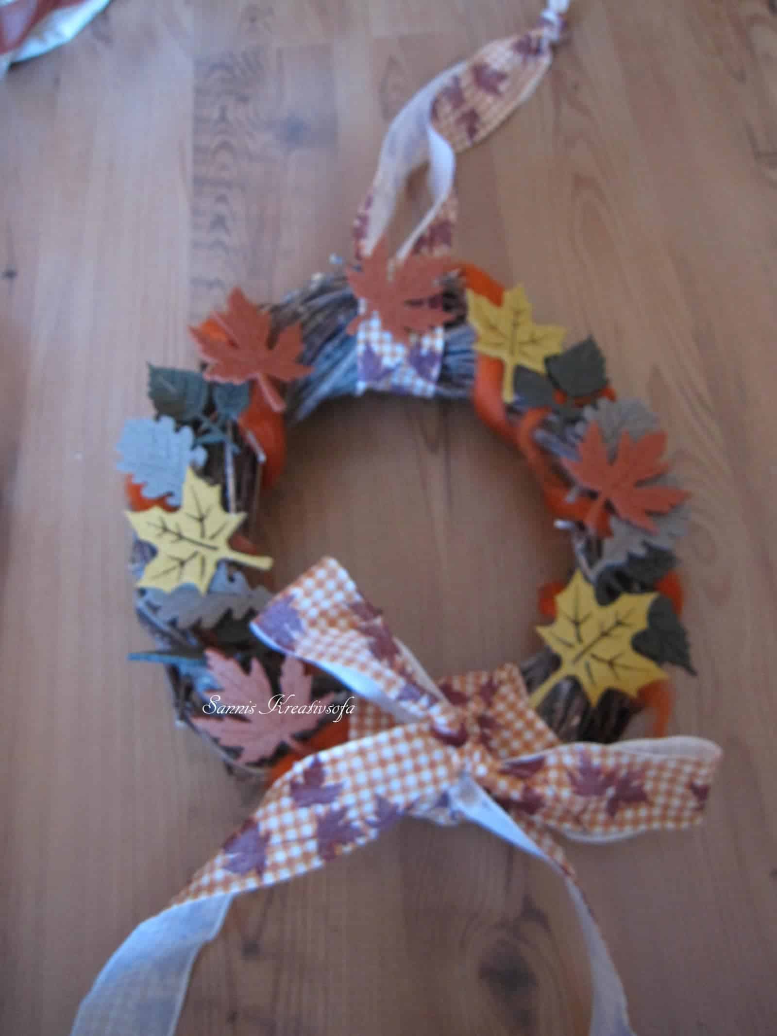 Eulen-Herbstkranz
