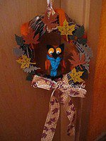 Eulen-Herbstkranz