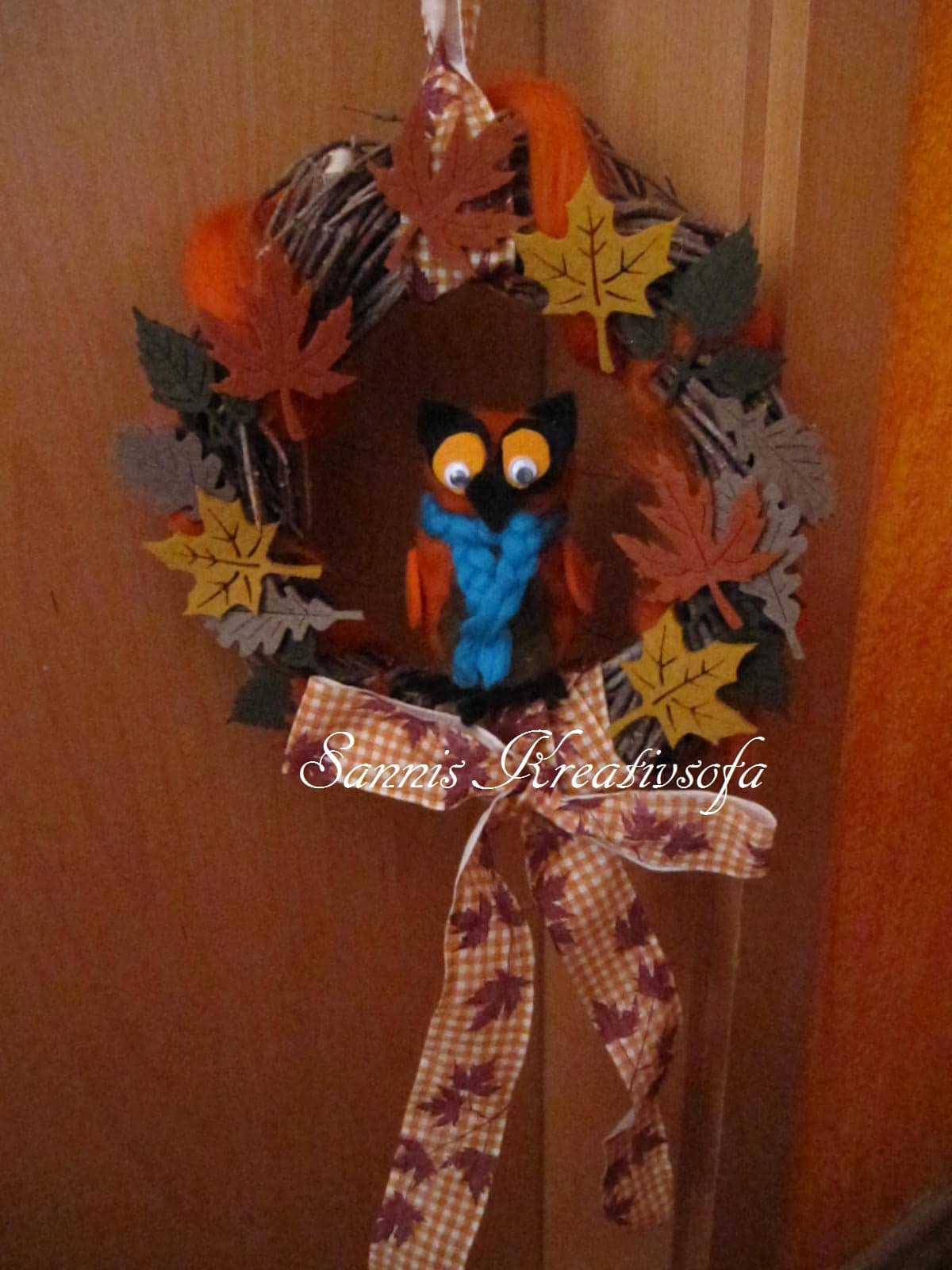 Eulen-Herbstkranz