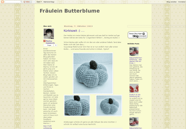 Fräulein Butterblume