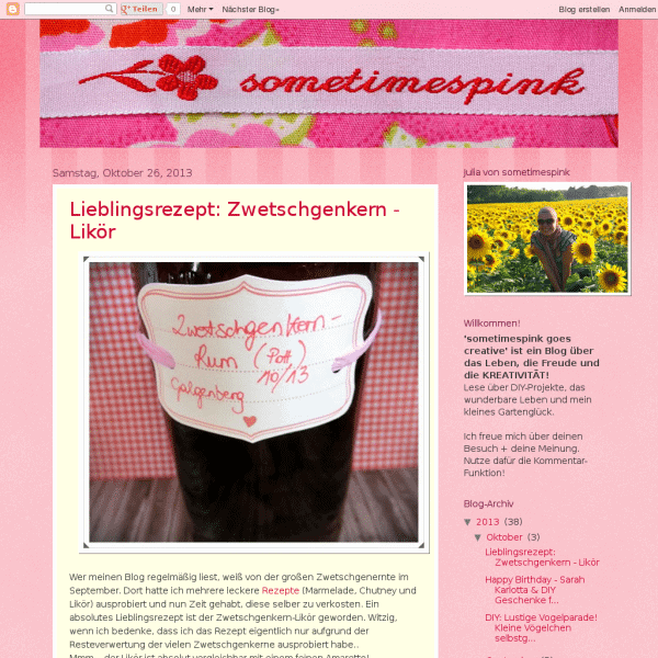 Sometimespink – DIY, gardening, cooking and baking