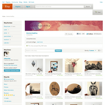 Ninotschka Etsy