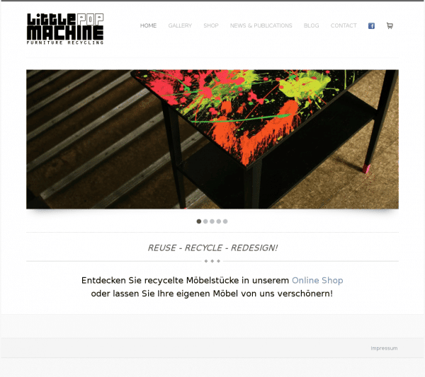 LITTLE POP MACHINE Furniture Recycling