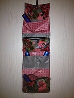 Kulturtaschen-Rolle selbst genäht