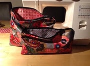 Kulturtaschen-Rolle selbst genäht