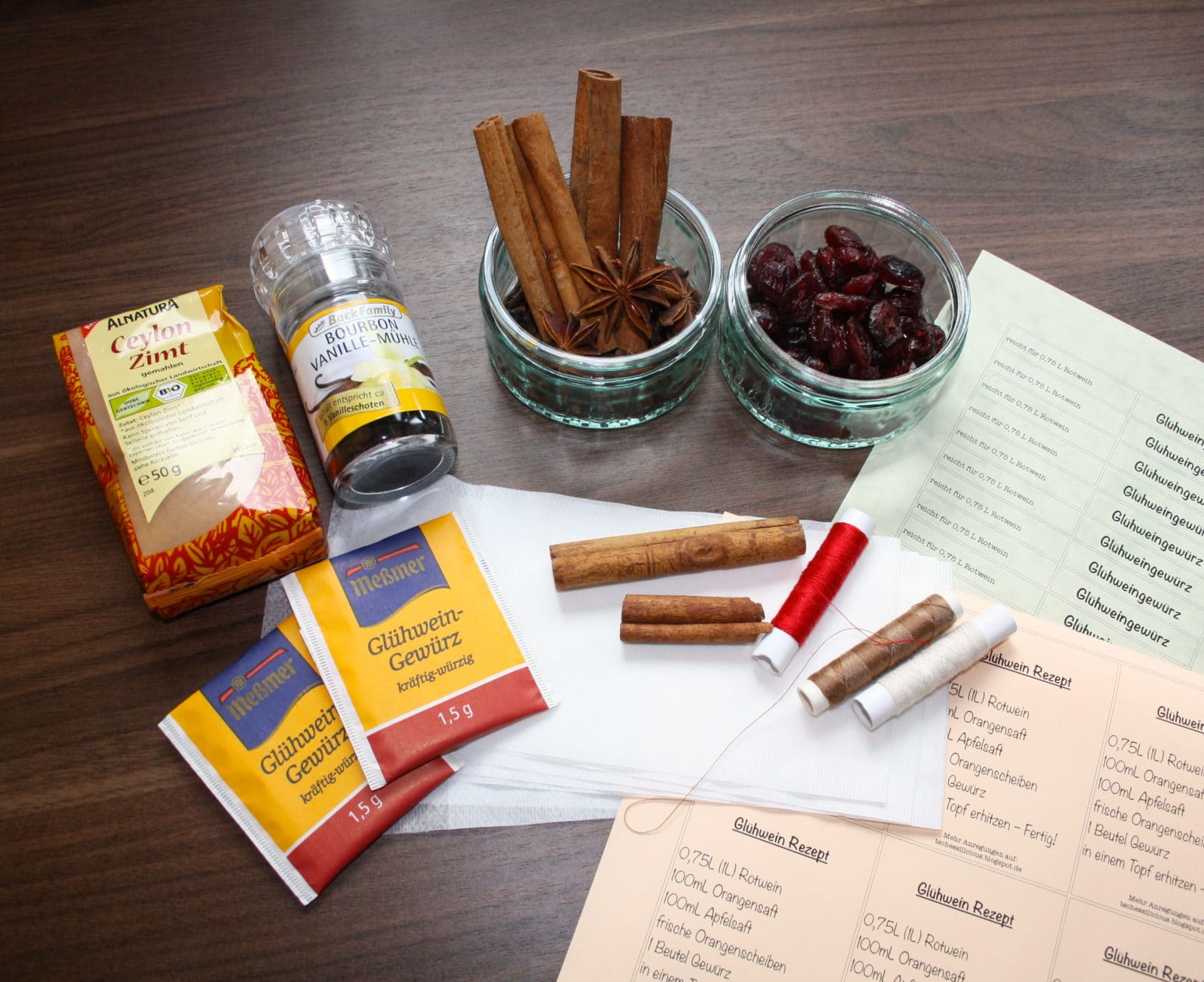 Glühwein-Gewürz DIY