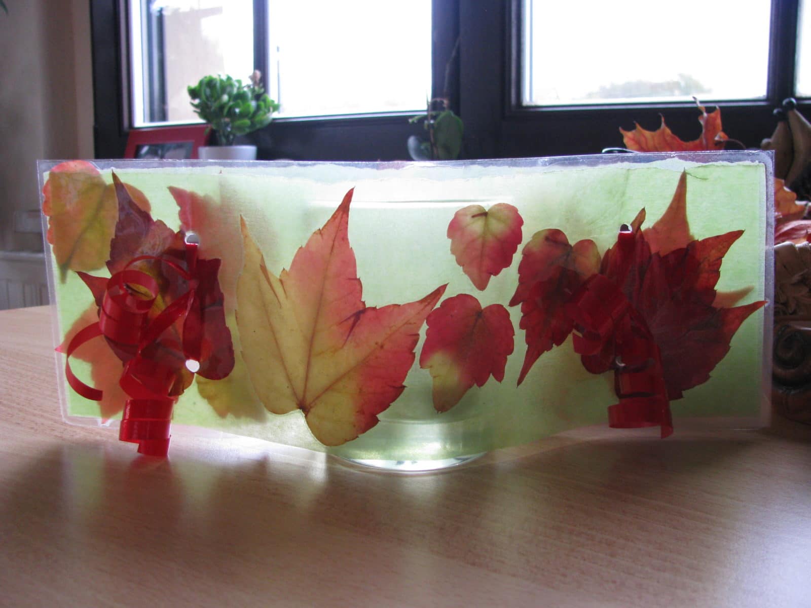 herbstliches Windlicht