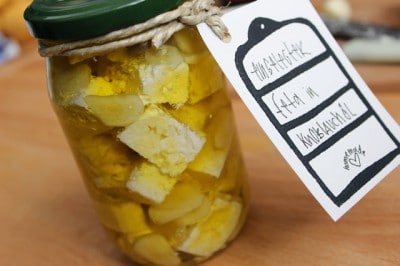 Eingelegter Feta