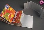Getränkekarton Geldbeutel Recycling DIY Freebie