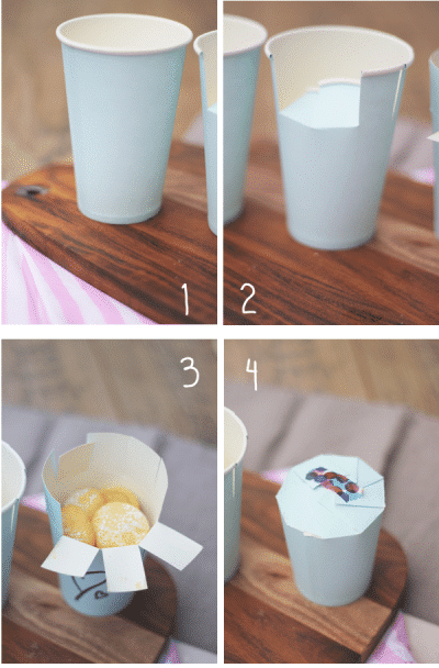 Paper cup packaging
