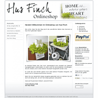 Hus Finch Onlineshop