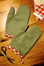 Topflappen / Topfhandschuhe nähen