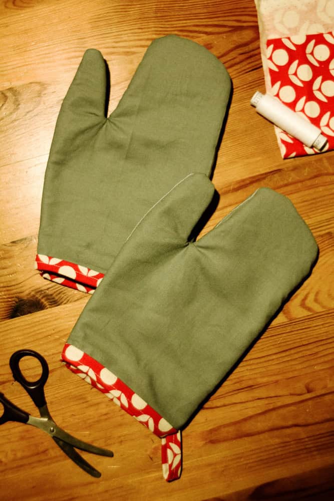 Topflappen / Topfhandschuhe nähen