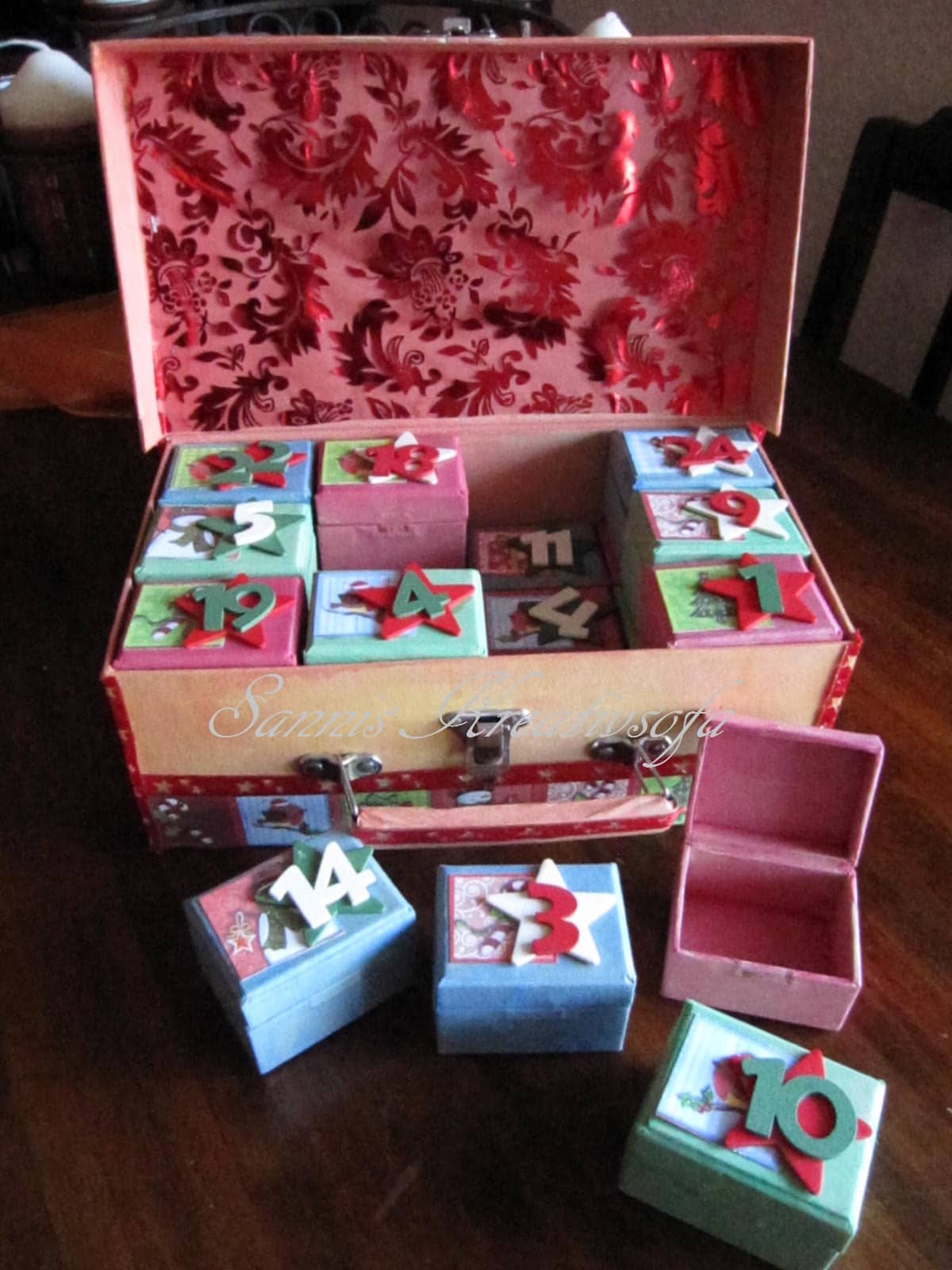 Adventkalender Koffer