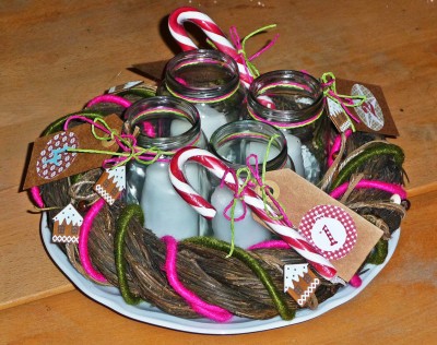 kleiner Adventskranz