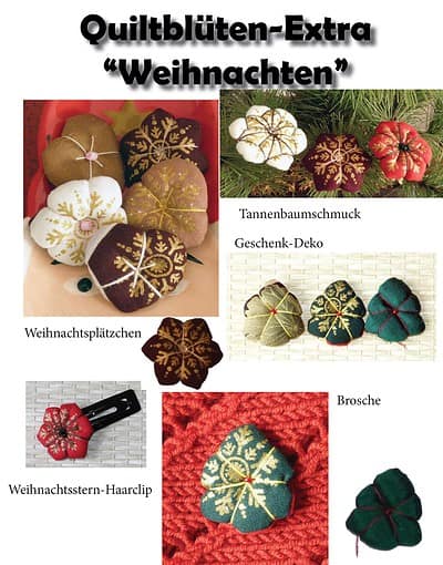 Quilt Flowers Weihnachten