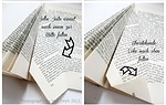 Baum aus altem Buch DIY
