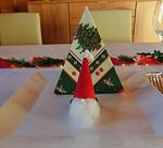 Weihnachtsdekoration für den Tisch