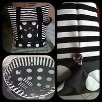 Pattydoo Shopper in schwarz/weiß