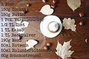 Holundercupcakes mit Maronen – Frischkäse – Creme