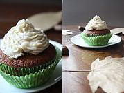 Holundercupcakes mit Maronen – Frischkäse – Creme