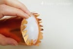 DIY Kerzen Deko und Wandsticker im Kupfer Look